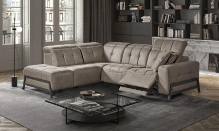 Canapé d'angle 1 relax électrique